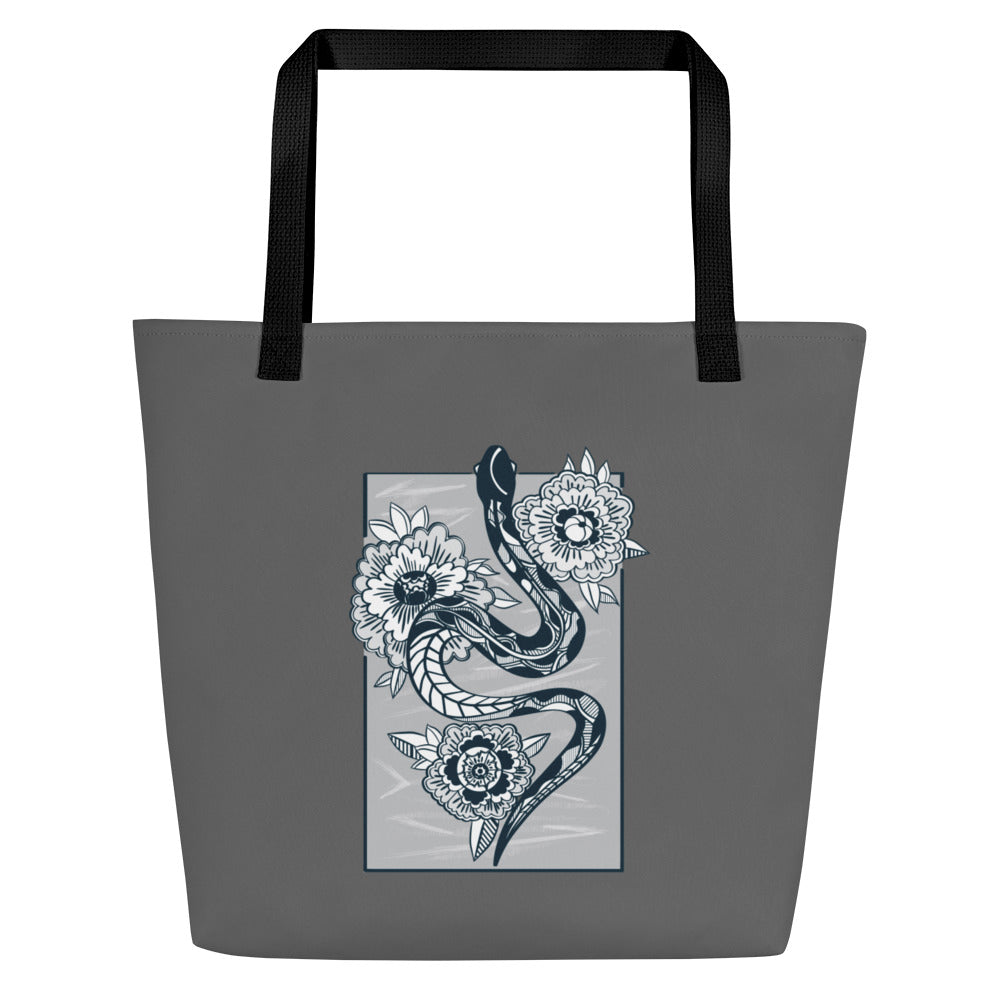 Large Tote Bag w/ Pocket